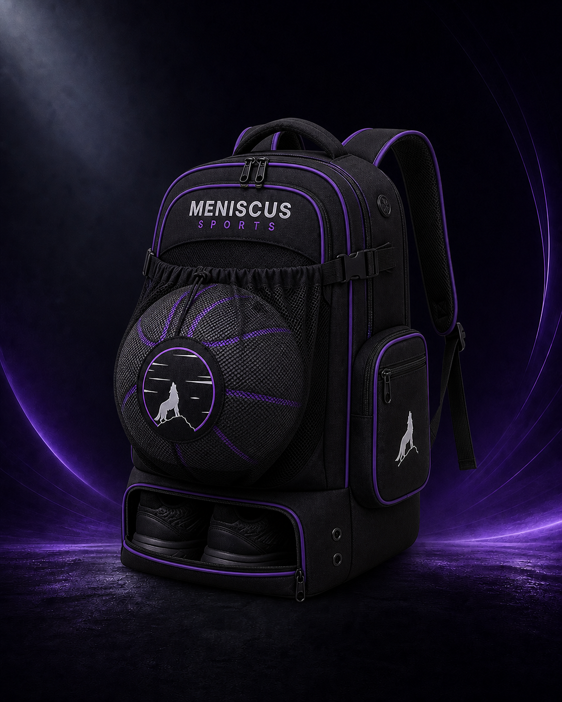 Team Backpack with Ball Pocket front