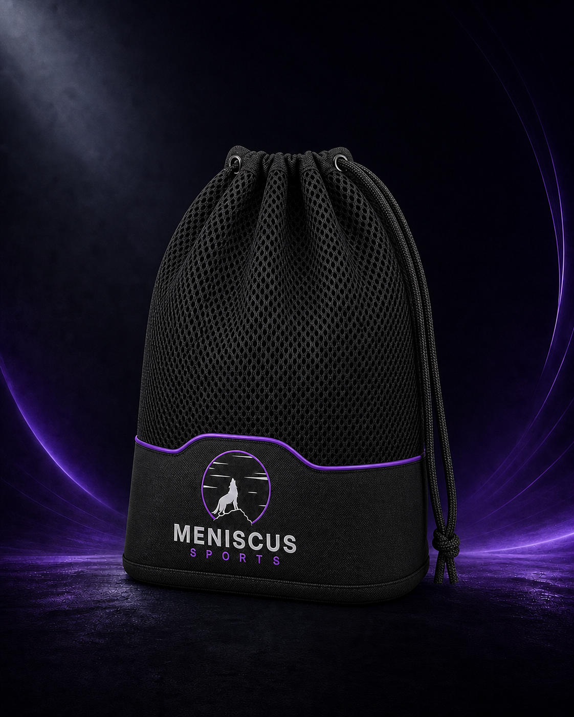 Mesh Drawstring Bag front