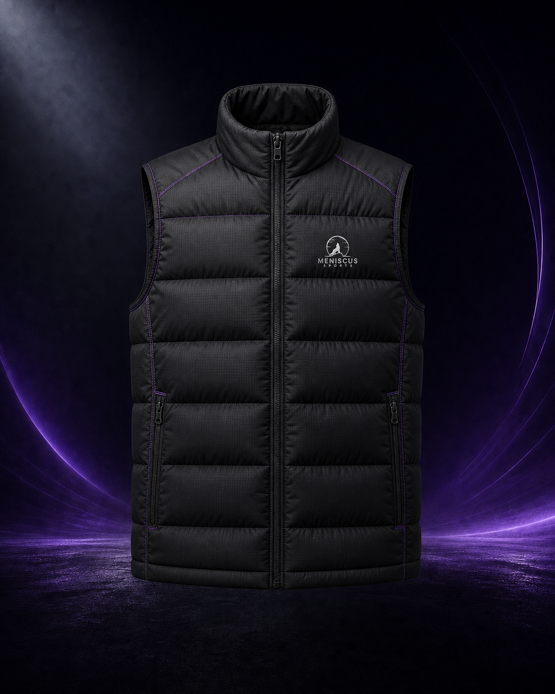 Sleeveless Puffer Vest front