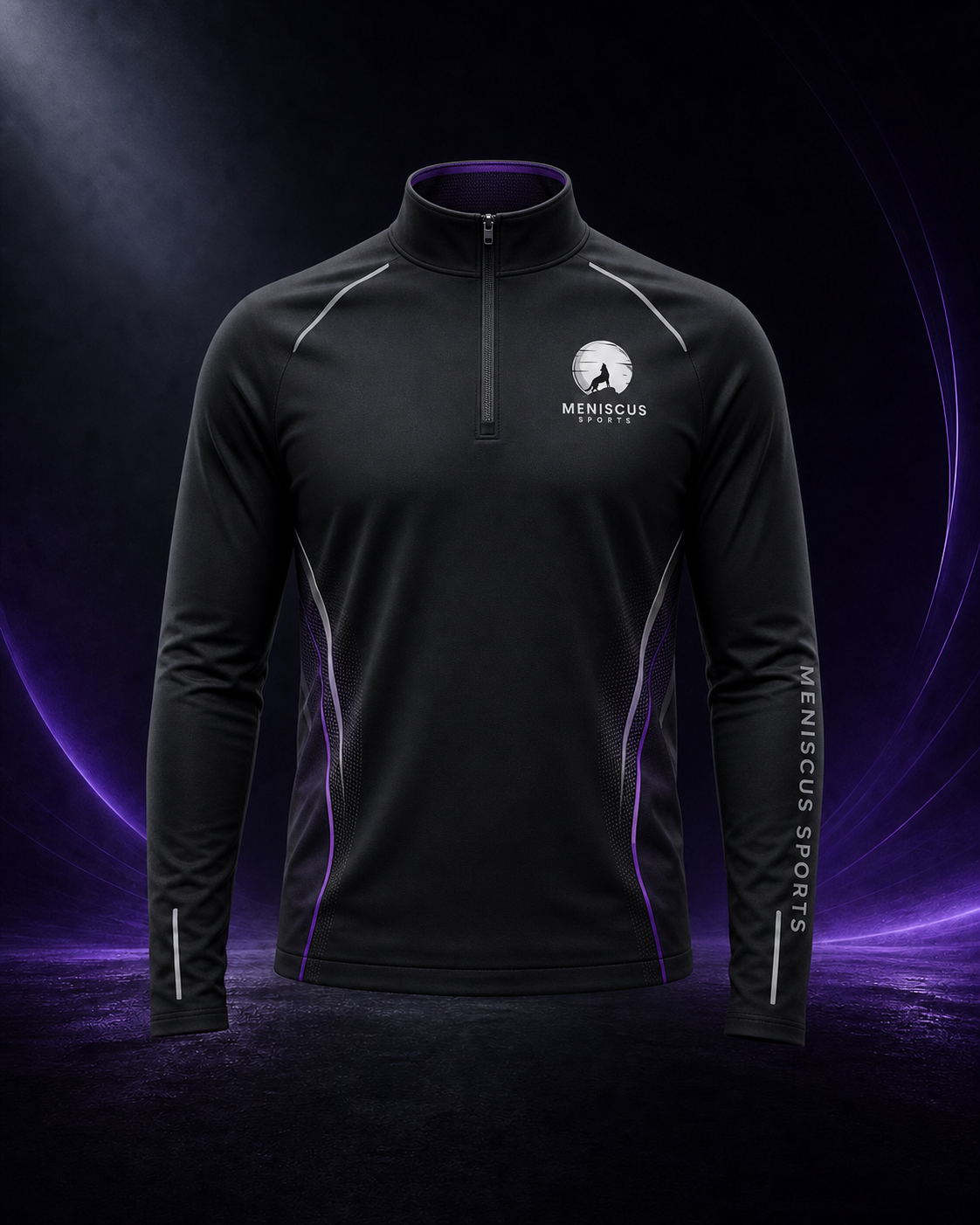 Running Half-Zip front