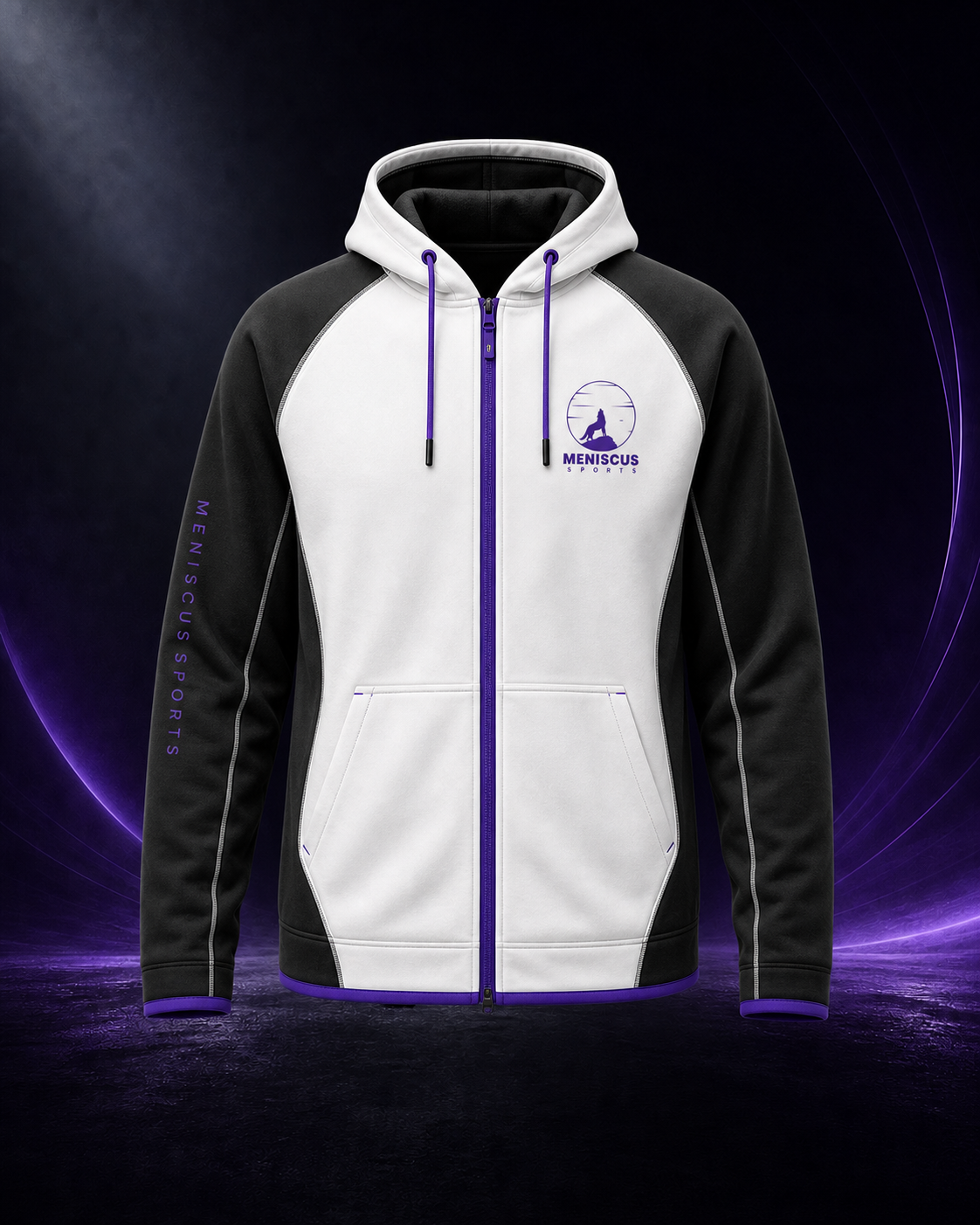 Hooded Cage Jacket front