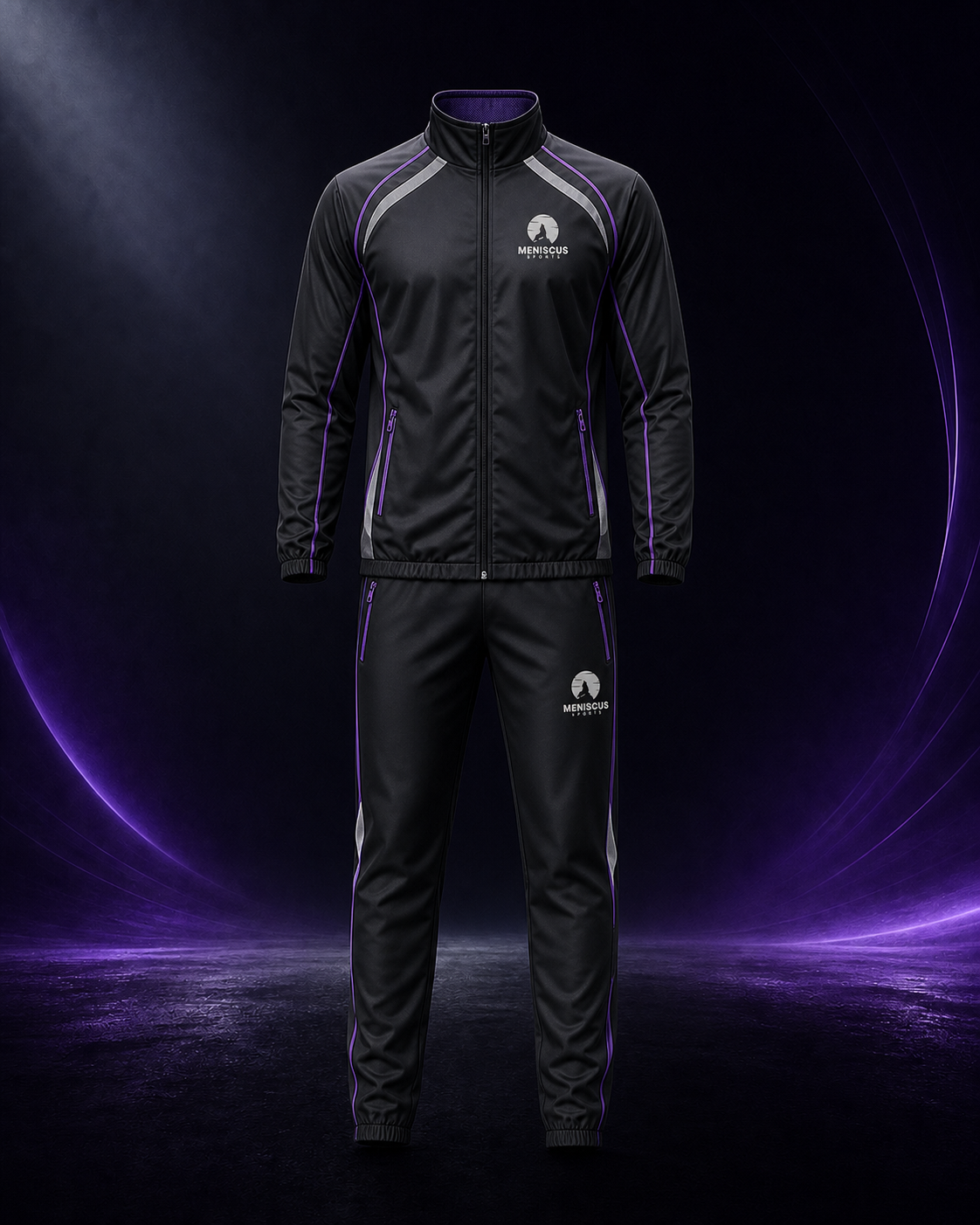 Poly Tricot Tracksuit front