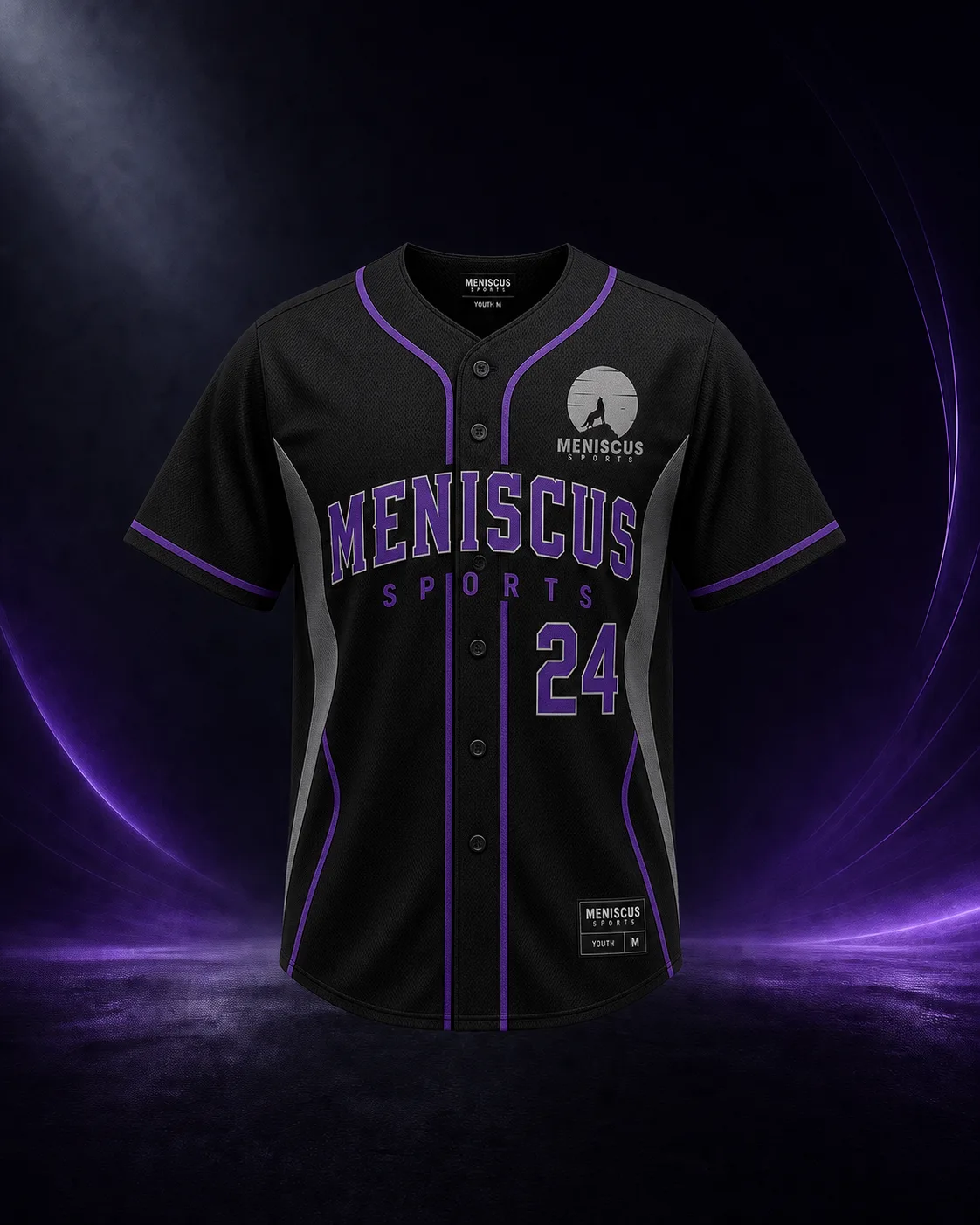 Youth Full Button Jersey