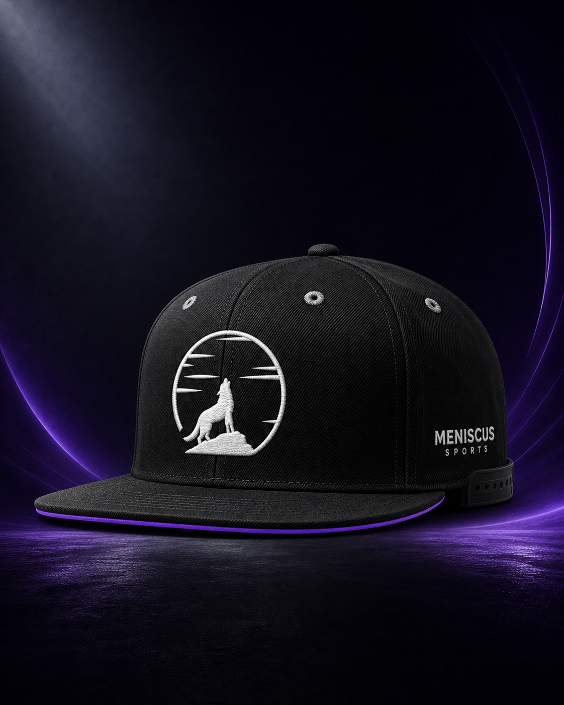 Adjustable Snapback Hat front