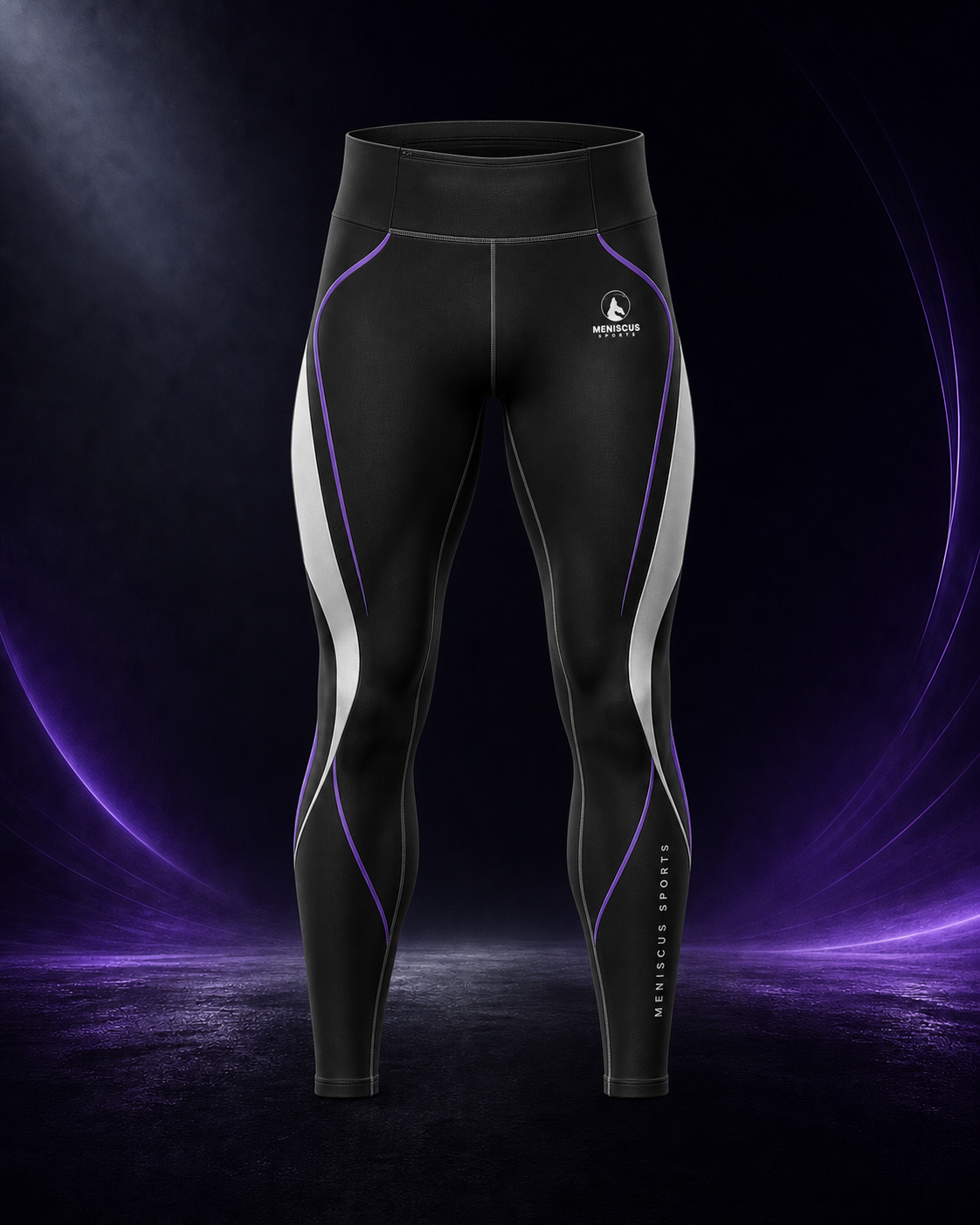 Compression Leggings with Pocket front