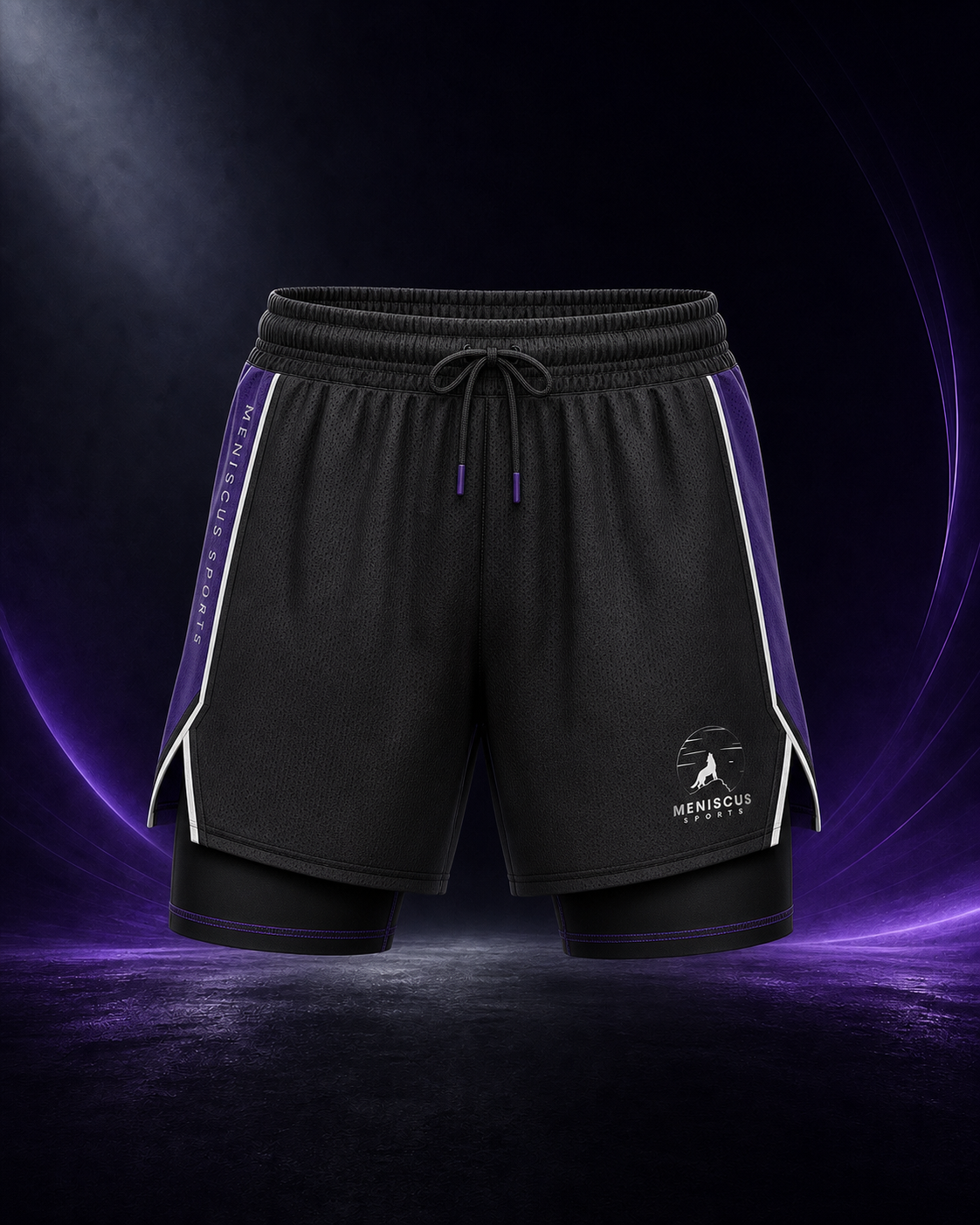 Lined Compression Shorts front