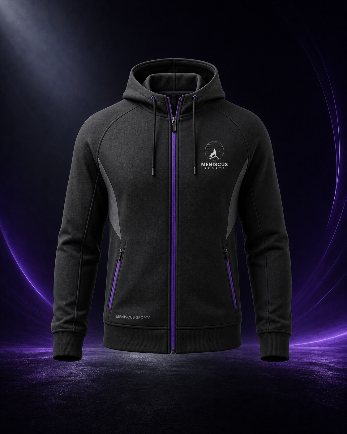 Zip-Up Training Hoodie front