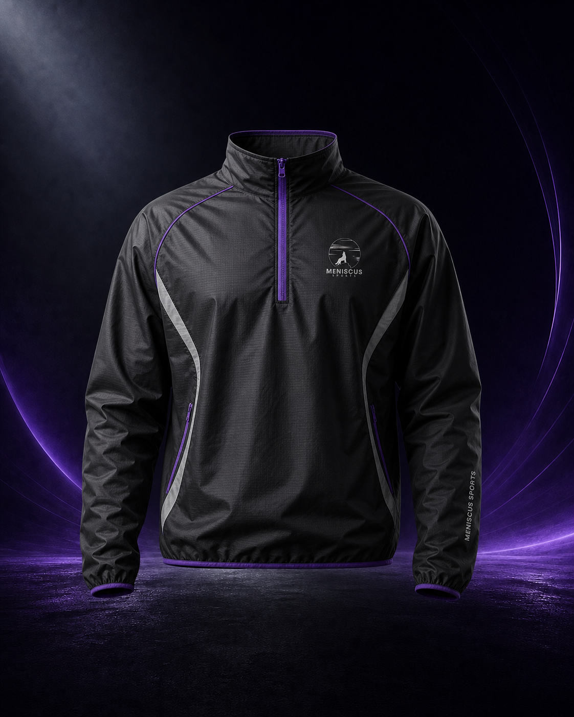 Half-Zip Windbreaker front