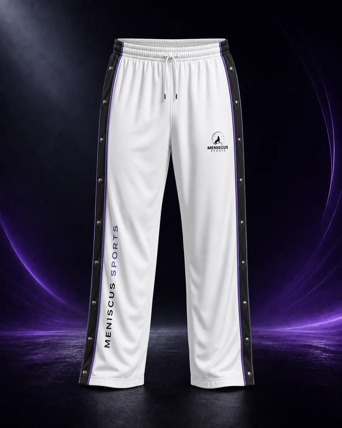 Button-Up Warm-Up Pants