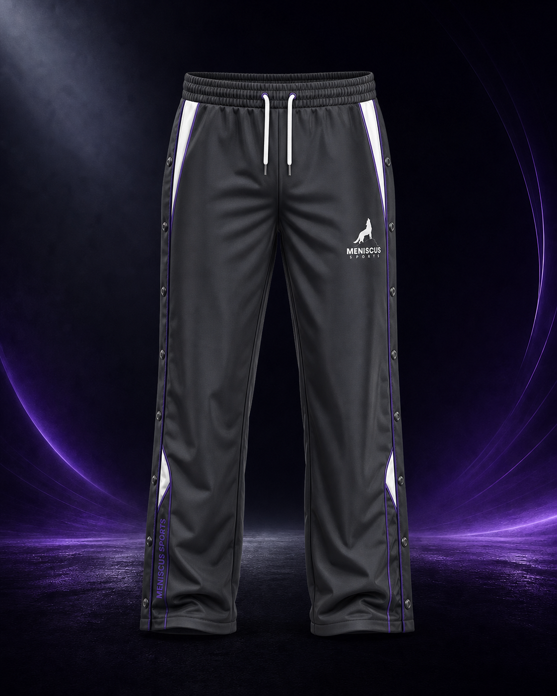 Fleece-Lined Warm-Up Pants front